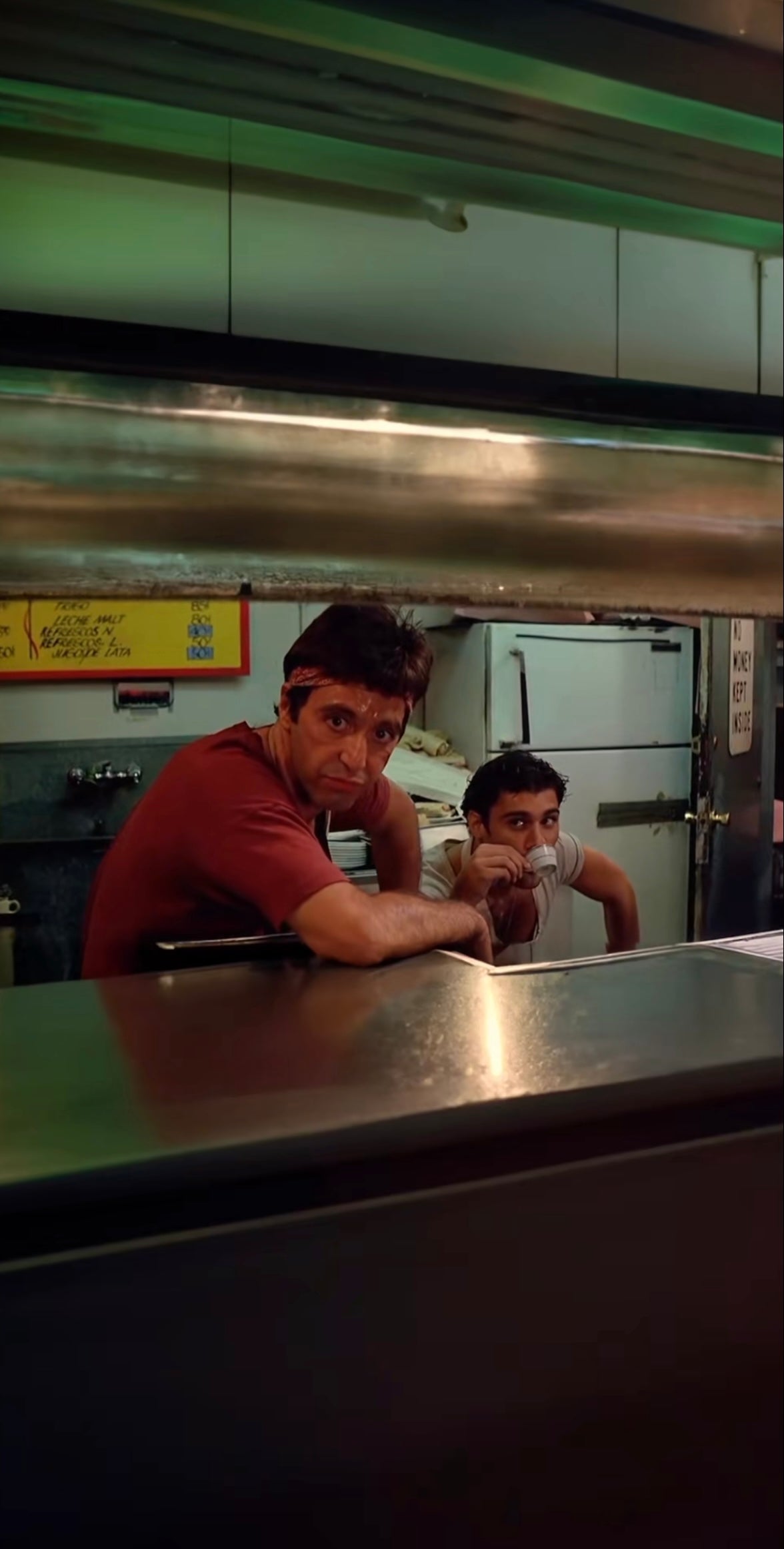 Scarface "What's with this dishwasher, chico?"
